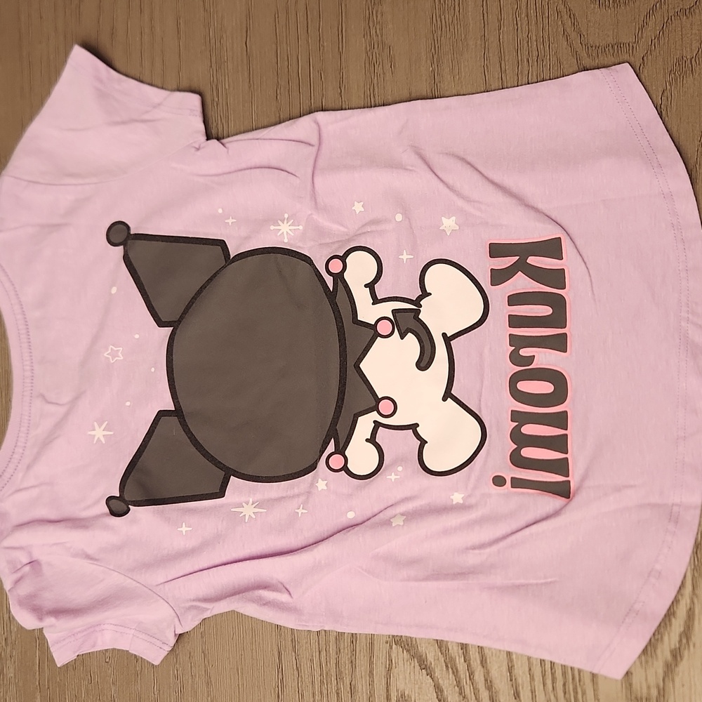 Girls Kuromi Short Sleeve T-shirt - Picture 3 of 3